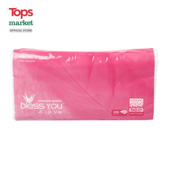Khăn Giấy Lụa Bless You À La Vie 2 Lớp Gói 250 Tờ