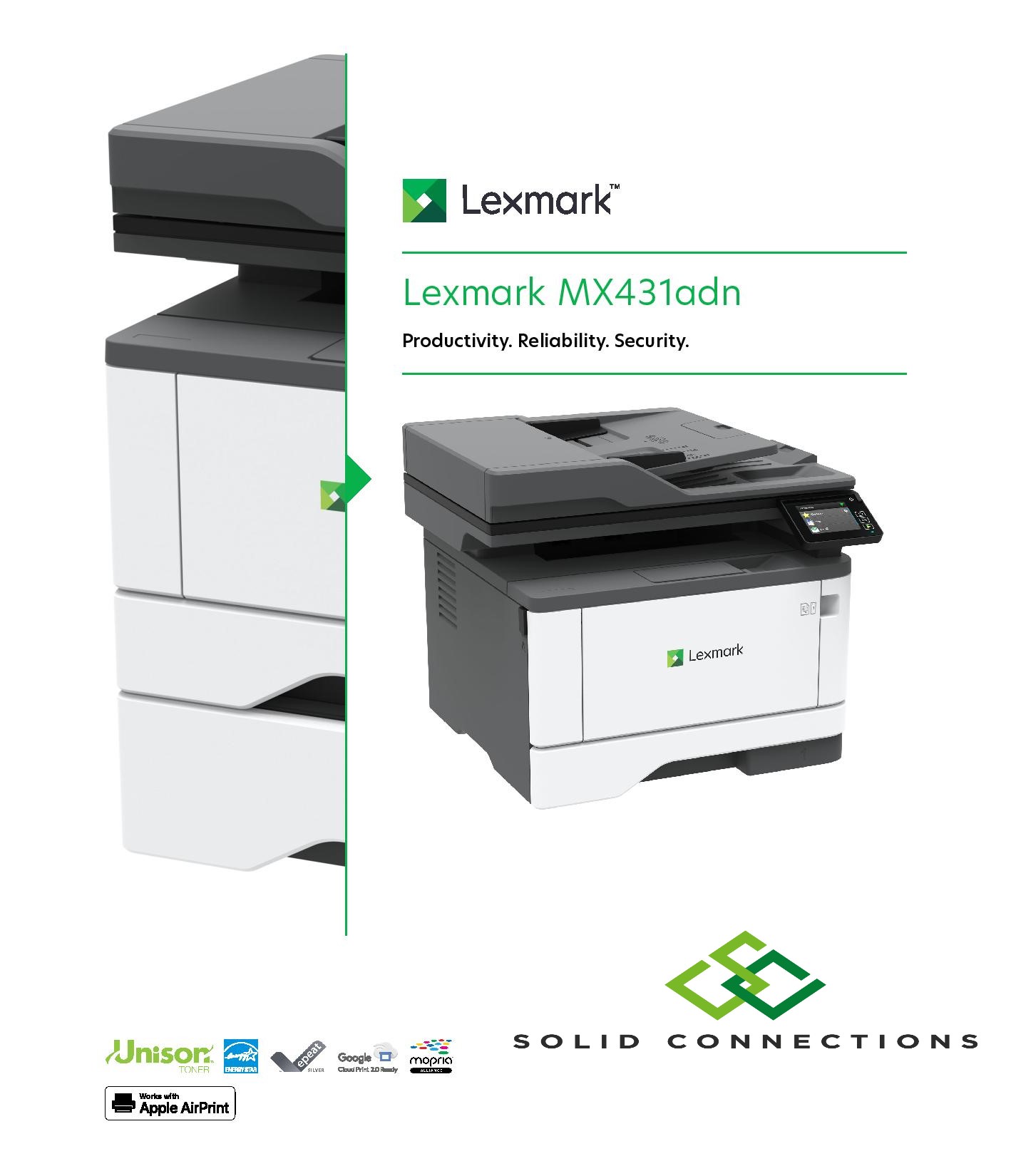 lexmark adjustable printer stand