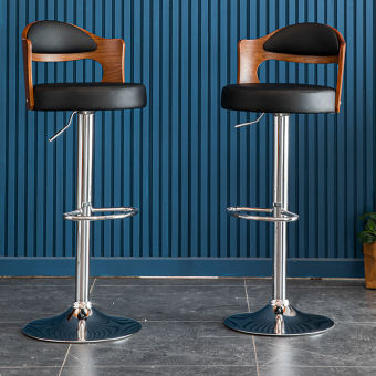 Ghế quầy bar, ghế cafe, ghế xoay 1 trụ GHP002