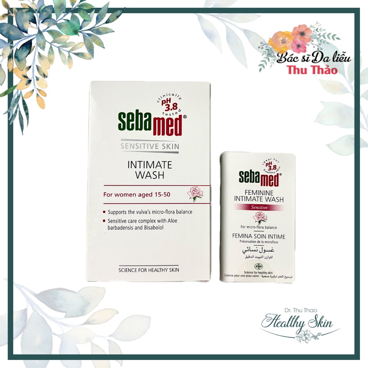 Dung dịch vệ sinh phụ nữ Sebamed Intimate Wash pH 3.8