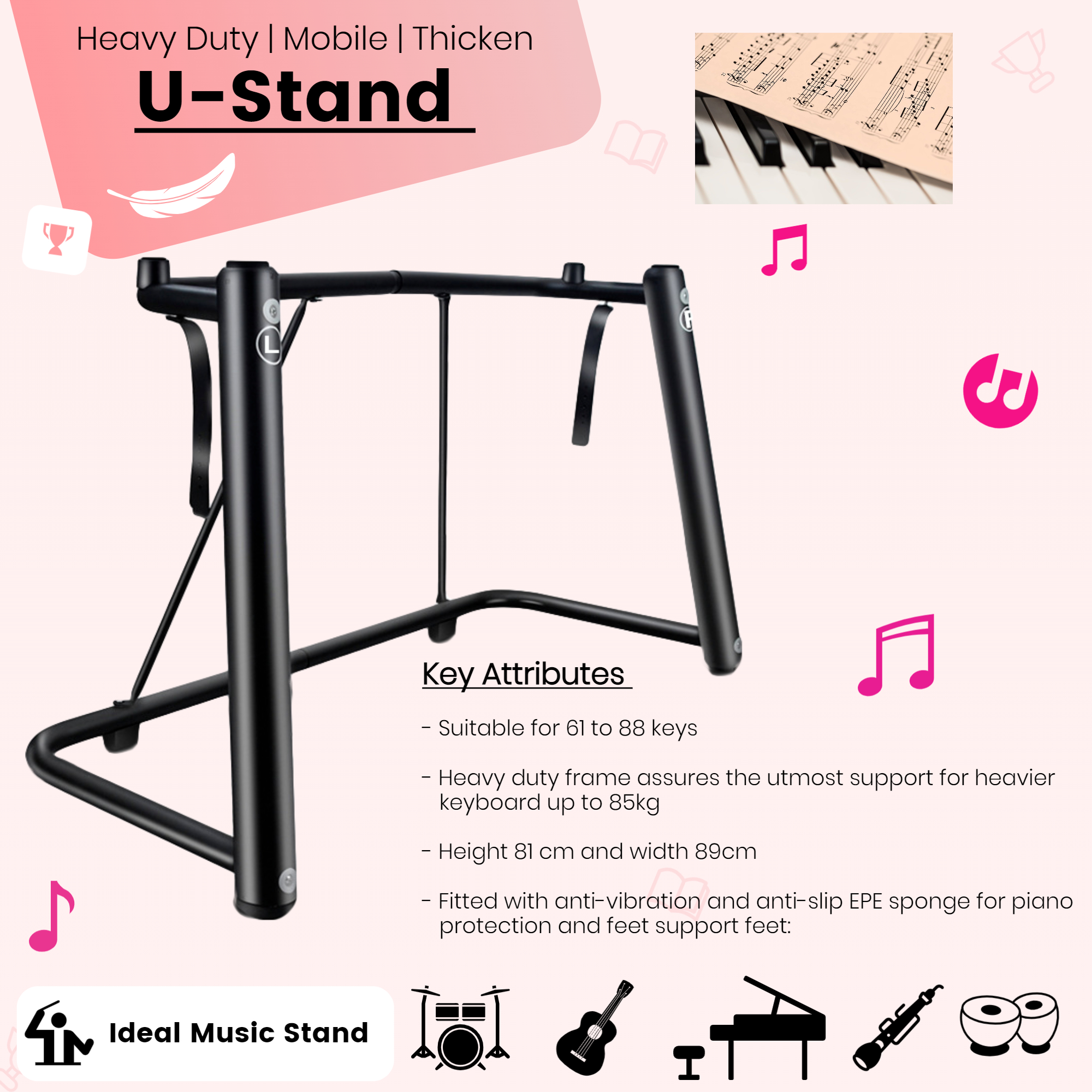 yamaha l7 keyboard stand