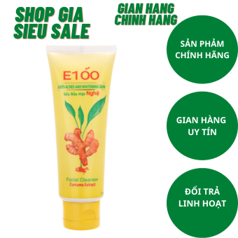 Sữa rửa mặt nghệ E100 100g