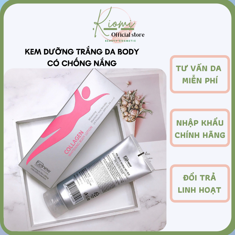 Kem dưỡng trắng da Body & Nâng cơ BENEW Collagen Whitening 200ml