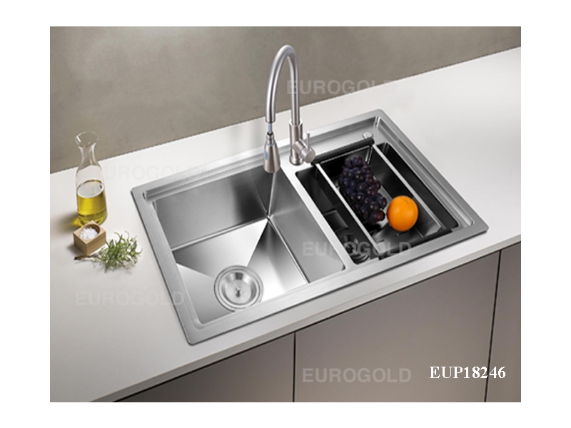 Các loại Bồn rửa chén, chậu rửa bát cao cấp bằng chất liệu Inox 304 của hãng  Eurogold, hàng nhập khẩu, Bồn rửa nhà bếp