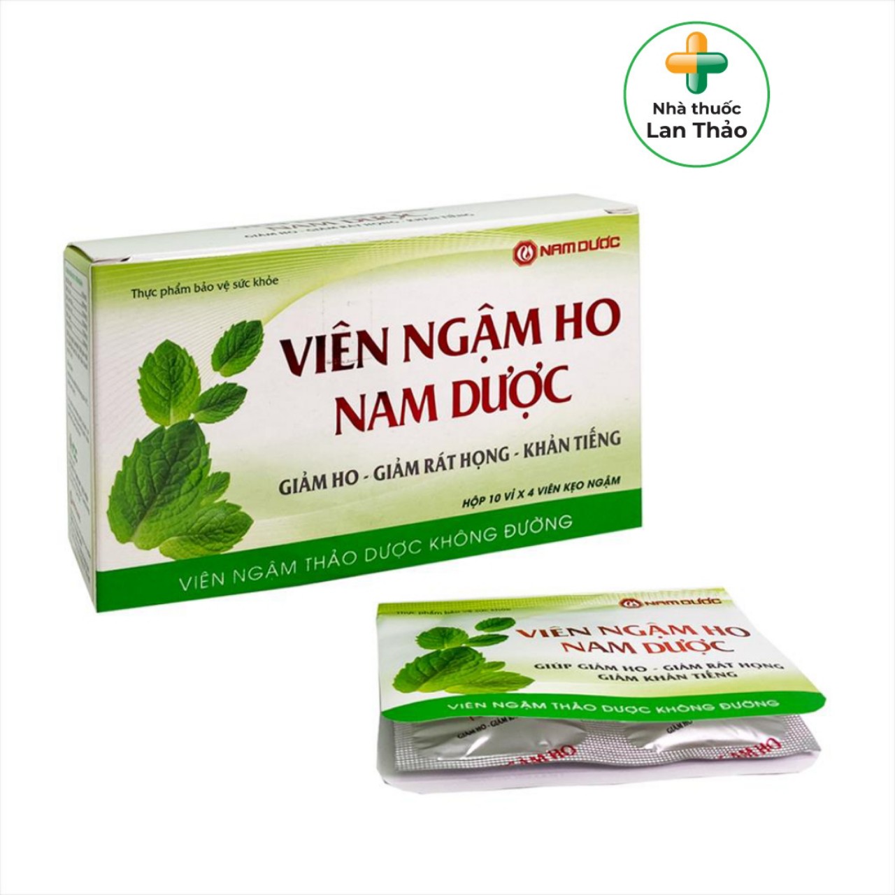 Kẹo ngậm ho nam dược hộp 40 viên