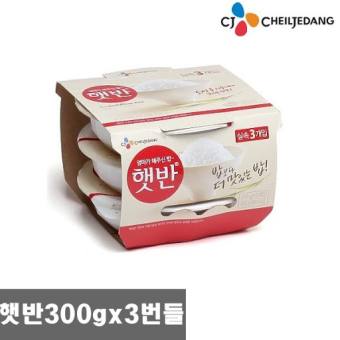 Cơm trắng ăn liền CJ Hàn Quốc lốc 210g x 3