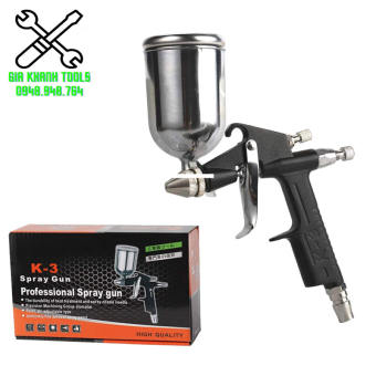 Súng phun sơn mini k3 đen cao cấp kapusi