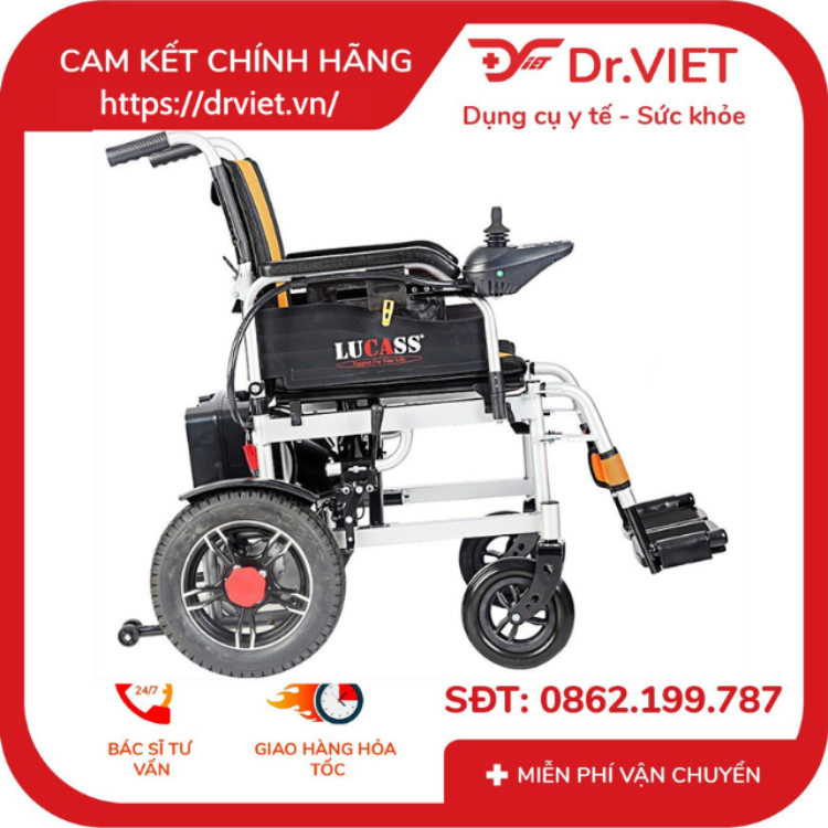 Xe lăn điện bánh nhỏ LUCASS XE-1002 Chính hãng- Hỗ trợ di chuyển cho người già, người bệnh đi lại khó khăn, điều khiển thông minh 14 Xe lăn điện bánh nhỏ LUCASS XE-1002 Chính hãng- Hỗ trợ di chuyển cho người già, người bệnh đi lại khó khăn, điều khiển thông minh