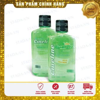 Nước súc miệng cineline stada Chai 250ml - Thơm miệng khử mùi Diệt khuẩn0