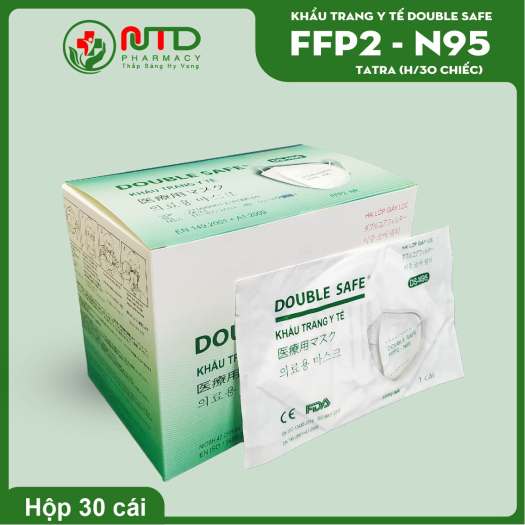 Khẩu trang y tế Double Safe N95 tốt hơn 10 lần KF94 và 3D