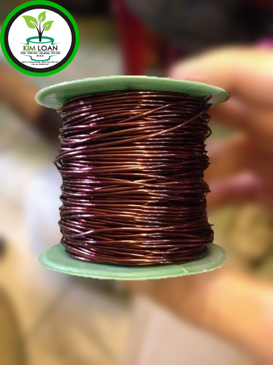 500g Dây uốn kiểng nhôm mạ đồng đường kính 2mm