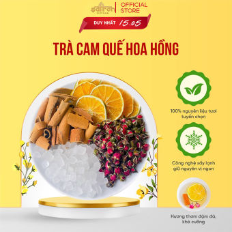 Trà cam quế hoa hồng gói 10gr