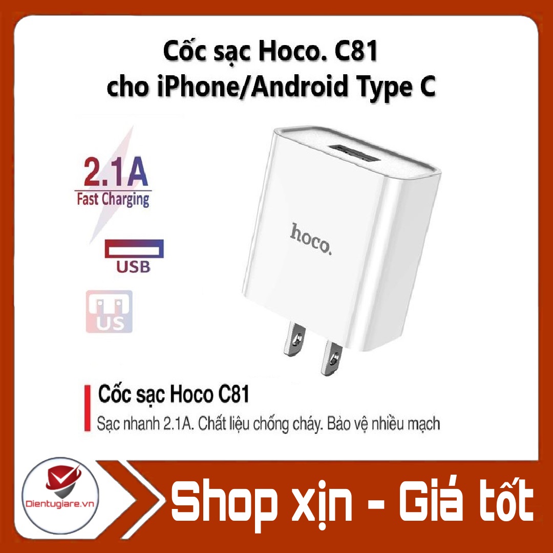 Cóc sạc hoco c81