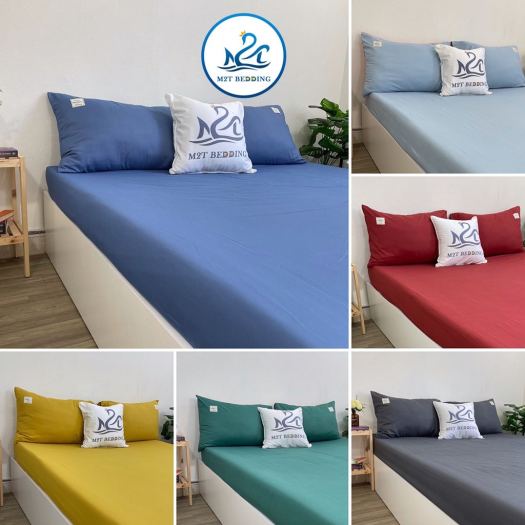 Hot-selling household goods Bộ ga giường và vỏ gối Cotton Tici M2T Bedding ga gối Cotton Hàn Quốc đủ size drap nệm