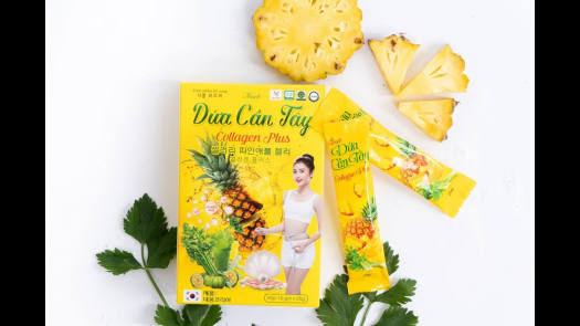 Thạch Dứa Cần Tây Collagen- Giúp Giảm Mỡ, Kiểm Soát Cân Nặng,Đẹp Dáng , Sáng Da