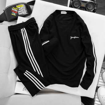 Bộ nỉ nam,bộ quần áo nam thu đông,Bộ thể thao nam chất nỉ xốp thông hơi thêu hình -BONITHEUHA02