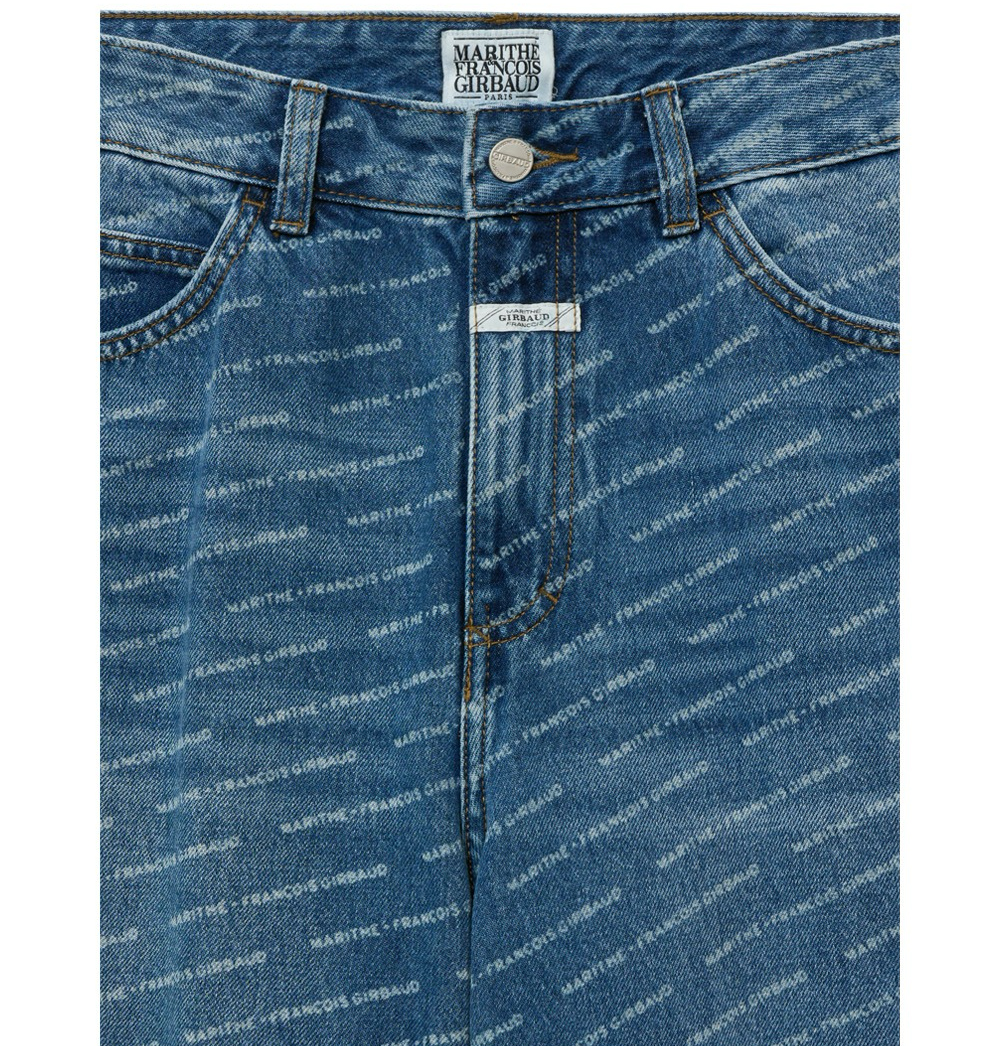 MARITHE FRANCOIS GIRBAUD M Wide Printing Denim Pants Men's Jeans - 2 Colors (2024 NEW) · v2