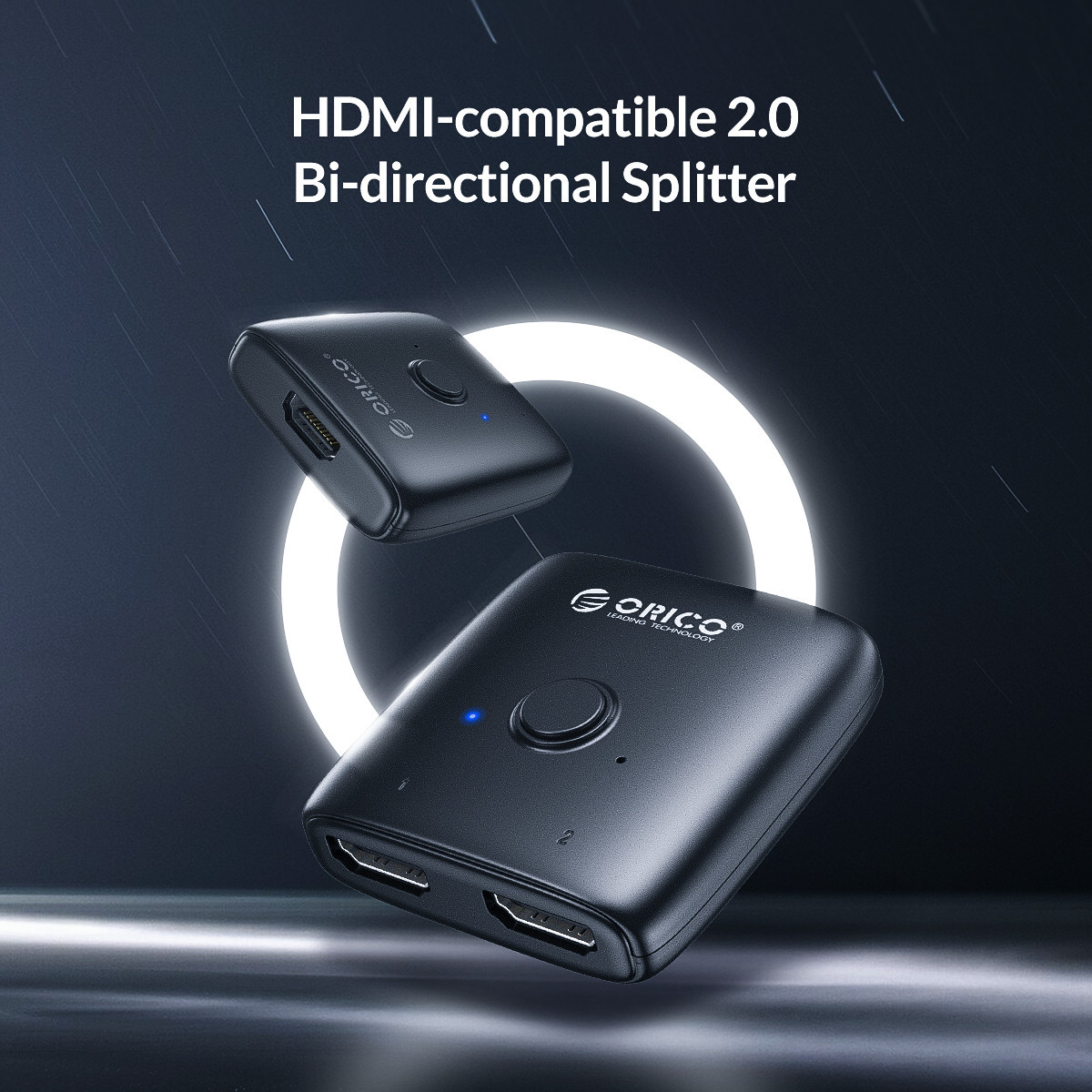 Bộ chia hdmi từ 1 cổng sang 2 cổng hdmi orico