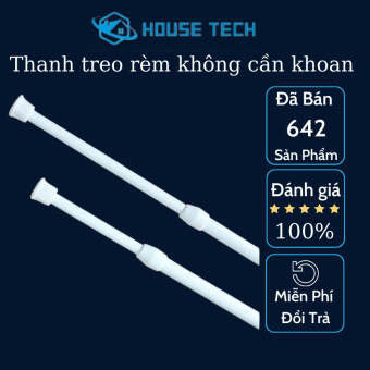Thanh treo đa năng công nghệ nhật bản tiện dụng dễ dùng không cần khoan tường