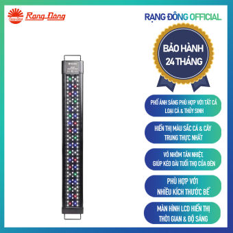 Đèn LED bể cá, thủy sinh TS01.RGB 24W 32W 48W 60W chính hãng Rạng Đông tăng màu cá Koi cá Rồng phù hợp tất cả các loại cá và thủy sinh điều khiển chế độ màu