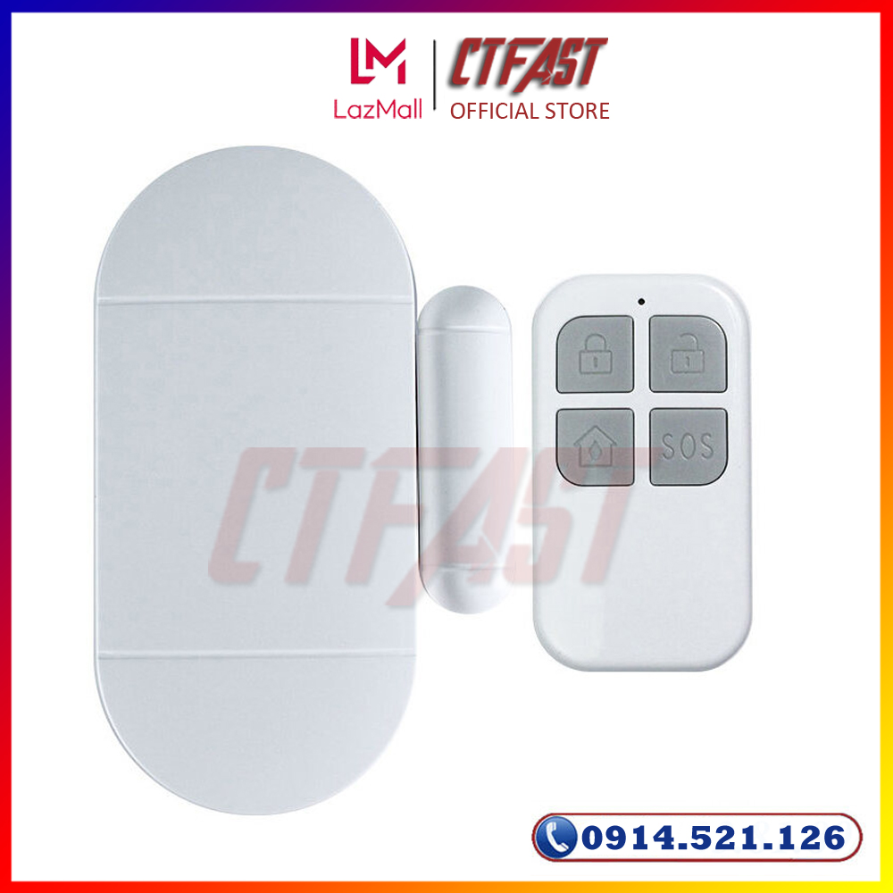 Chuông Báo Khách Mở Cửa , Báo Động Chống Trộm Đa Chức Năng Có Điều Khiển Từ Xa CTFAST MC - 02, Báo Động Nhiều Chế Độ : Chống Trộm Xâm Nhập , Chuông Cửa Báo Khách Cửa Hàng