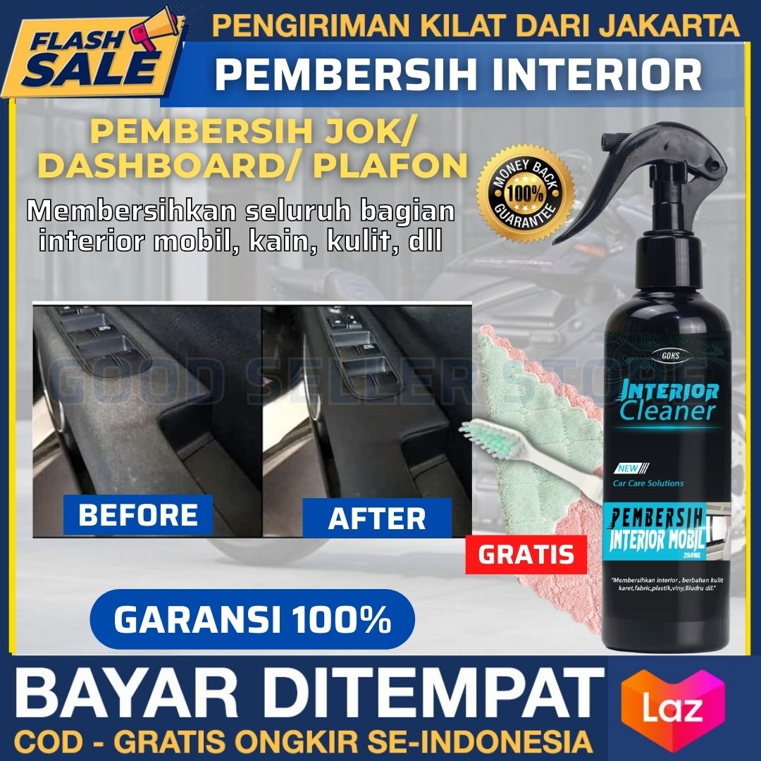 Jual Interior Car Cleaner - Pembersih interior Mobil / Jok /Stir / Dasboard  / Plafon / Door Trim