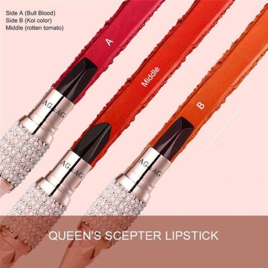 [Chính Hãng] Son 3 màu - Son 3 màu AGAG son lì dưỡng ẩm lâu trôi son môi 3 màu son thỏi bền màu son nội địa Trung son ba màu chính hãng