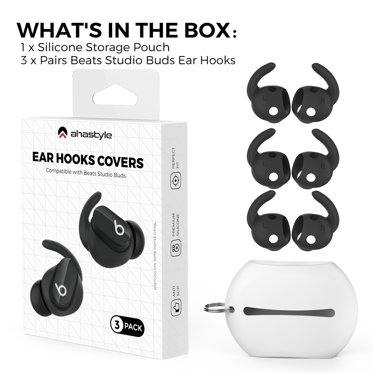 beats studio buds ear hooks