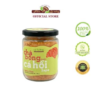 Chà bông (ruốc) cá Hồi Lý tưởng 100g, chà bông cá hồi, ruốc cá hồi