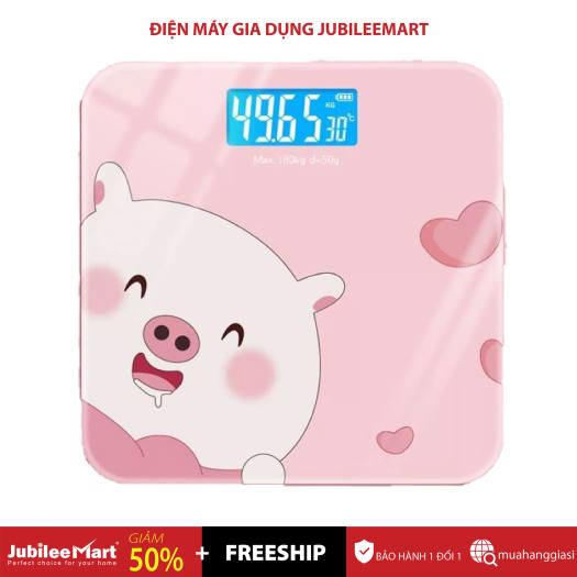 tops [GIẢM 7 TỐI ĐA 500K][HÀNG TỐT] Cân điện tử gia đình - Cân điện tử sử dụng pin - Bền tốt độ chính xác cao