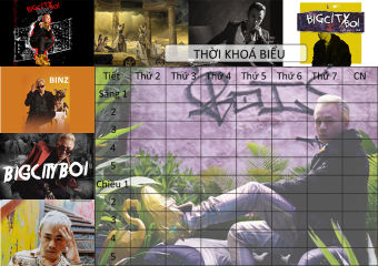 combo 2 thời Khoá Biểu Binz TKB53 A5