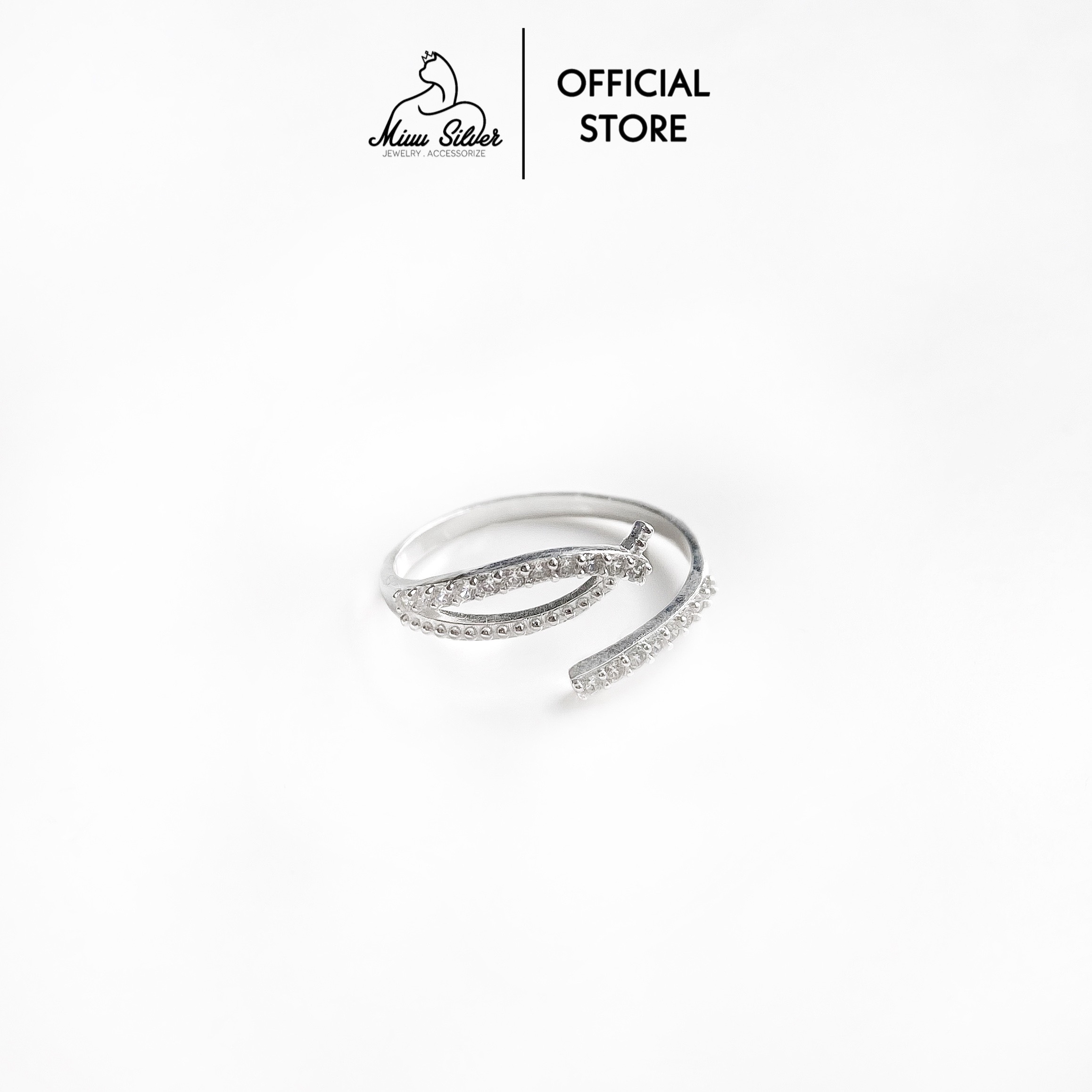 Nhẫn bạc nữ đính đá Miuu Silver Hera Ring