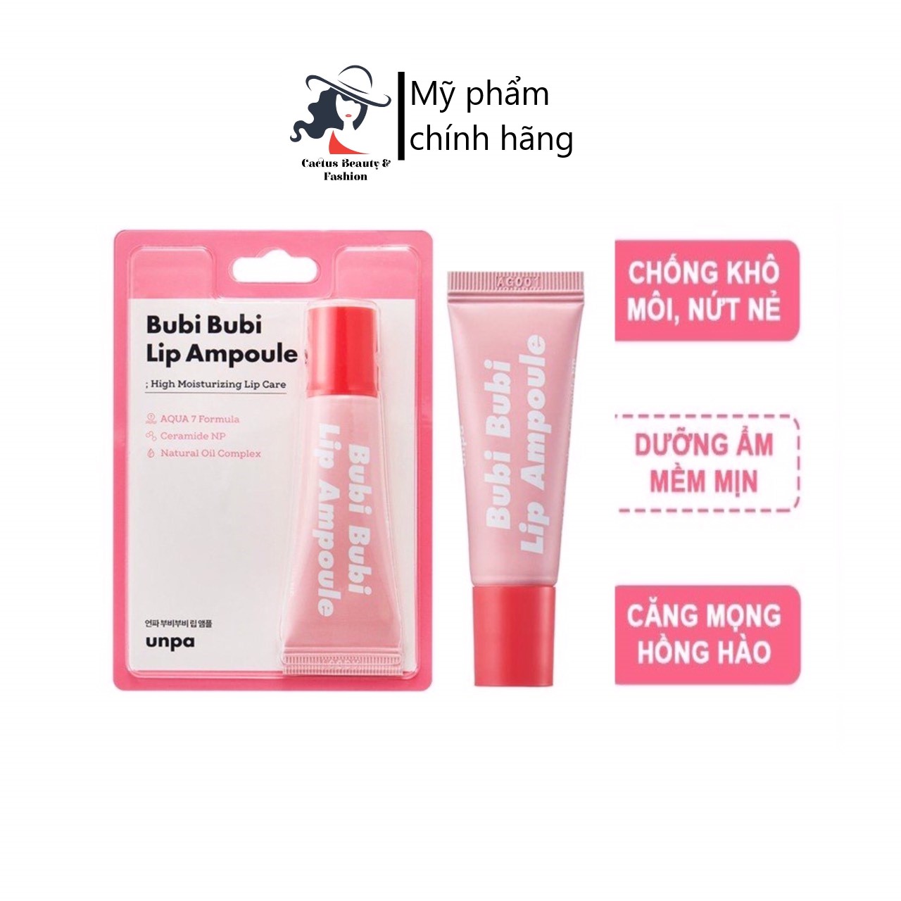 Tinh chất dưỡng môi Bubi Bubi Lip Ampoule 9g