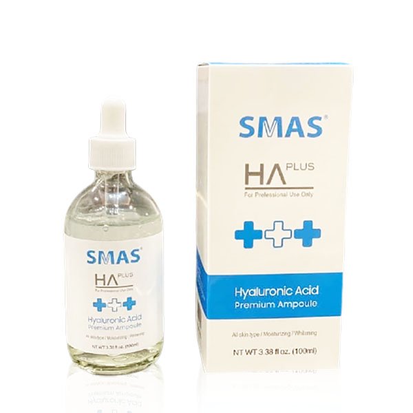 Smas 100ml  HA Plus Hyaluronic acid hàn quốc tinh chất dưỡng cấp ẩm sáng da hàng công ty