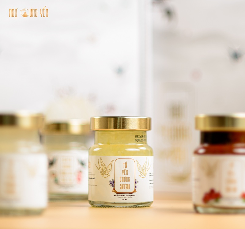 [Ngự Cung Yến] Tổ Yến Chưng Saffron Hộp 70ml Bồi Bổ, Tăng Sức Đề Kháng Cho Cơ Thể