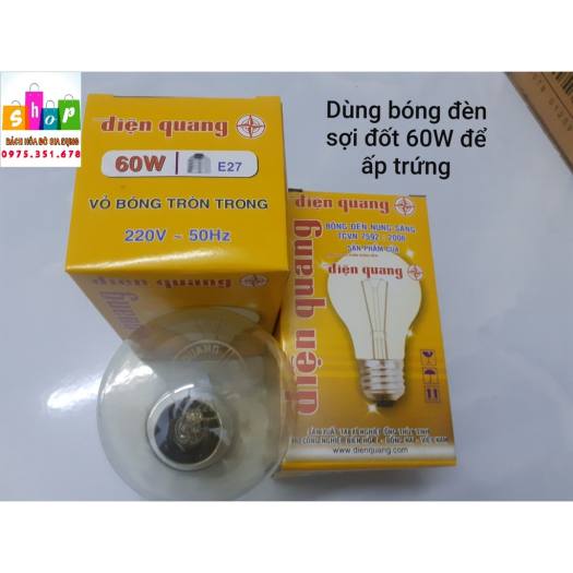 Bóng Đèn Sợi Đốt, Bóng Dây Tóc 25W,40W, 60W Điện Quang