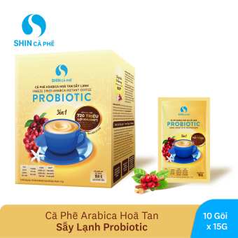 Cà Phê Hoà Tan Sấy Lạnh Probiotic 3IN1 SHIN Cà Phê