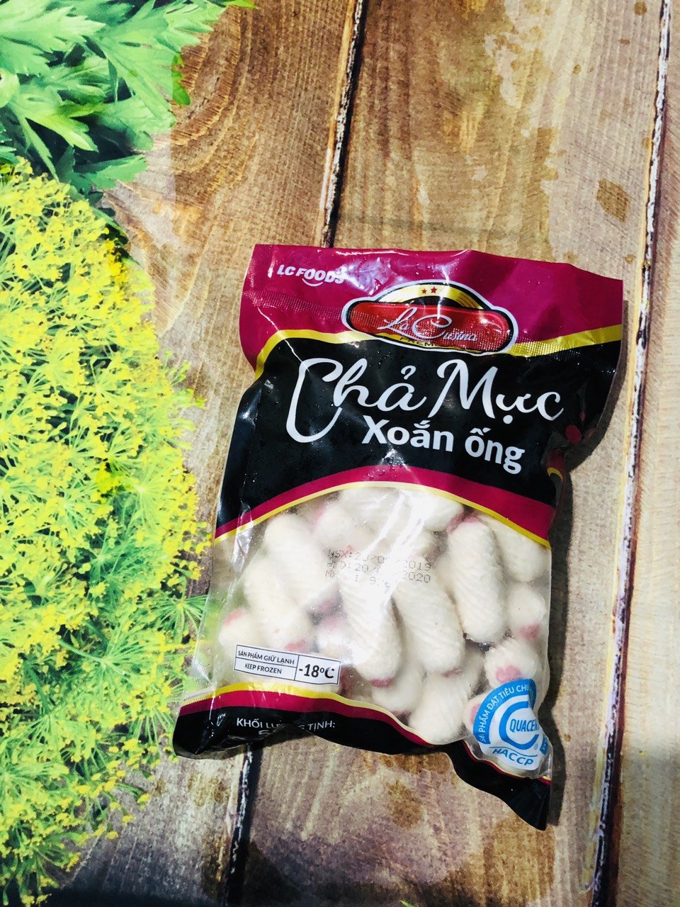 100g chả mực xoắn Lacusina thơm ngon
