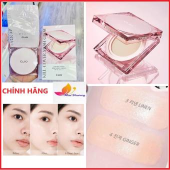 Phấn Nước Che Phủ Căng Mướt Da CLIO Kill Cover Mesh Glow Cushion SPF50 [Kèm Lõi Thay Thế]