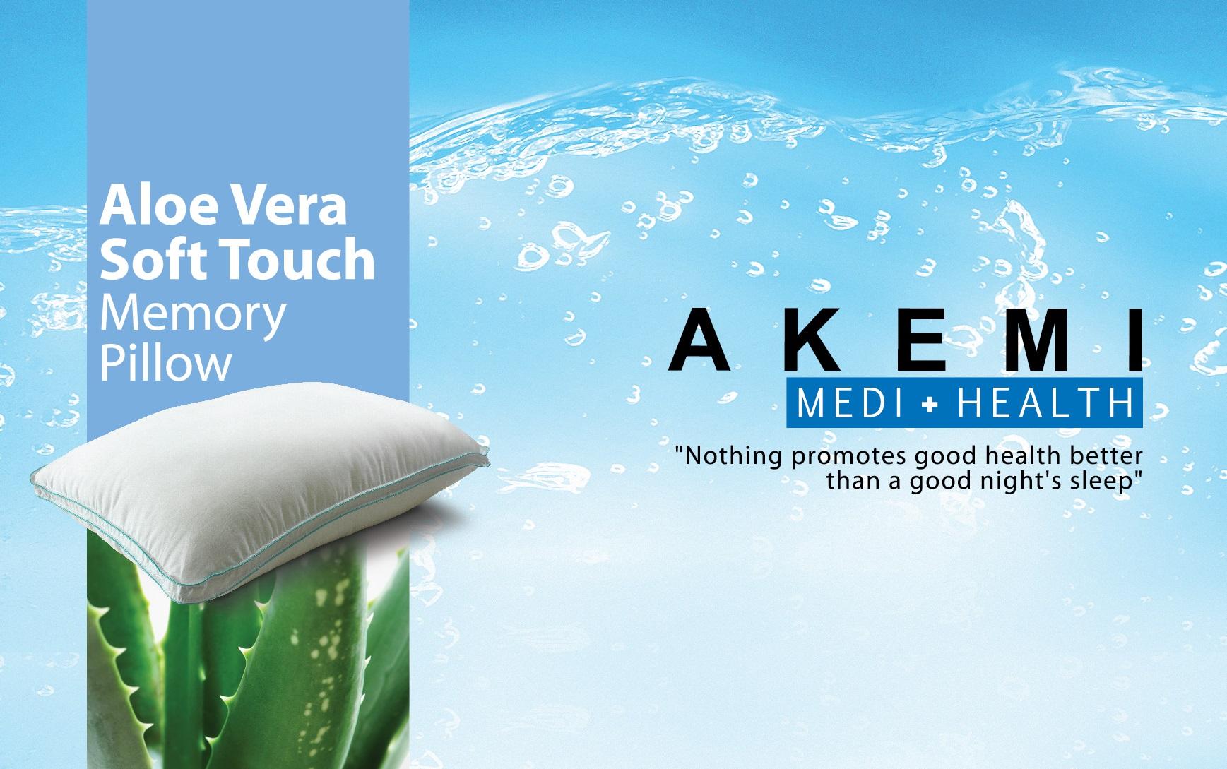 akemi aloe vera memory pillow