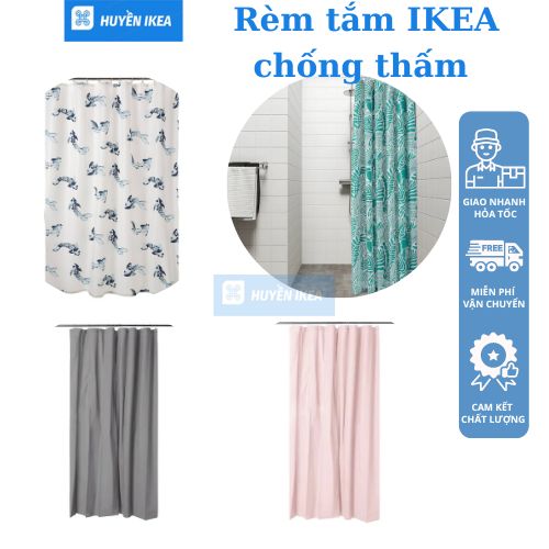 Rèm phòng tắm IKEA OLEBY siêu chống thấm