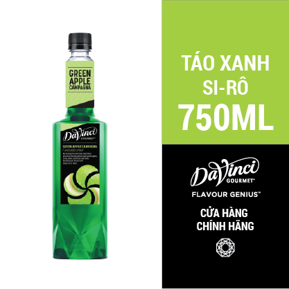 Siro Hương Táo Xanh / Green Apple Campagna Syrup - DaVinci Gourmet