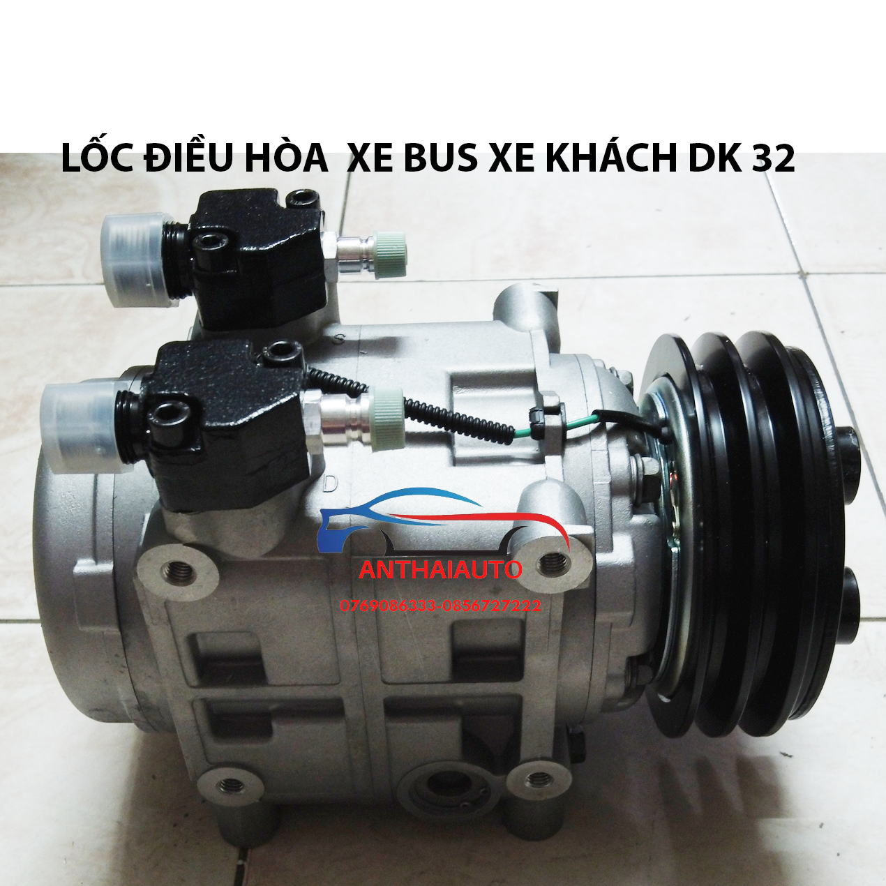 Phụ tùng ô tô - Lốc điều hòa xe khách xe bus 32C Giá 6,886,000 Đồng*Miễn phí vận chuyển