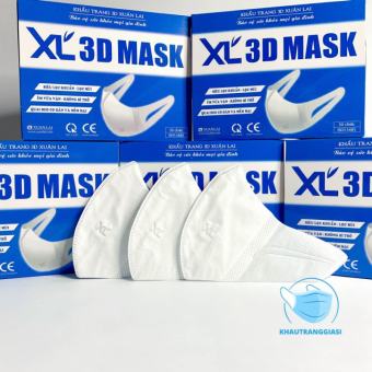 Khẩu trang 3D mask Xuân Lai hộp 50 chiếc