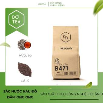 Trà đen viên chuyên dùng pha chế trà sữa truyền thống, trà trái cây, đậm trà, sắc nước nâu đỏ bắt mắt - 100G Dotea B471