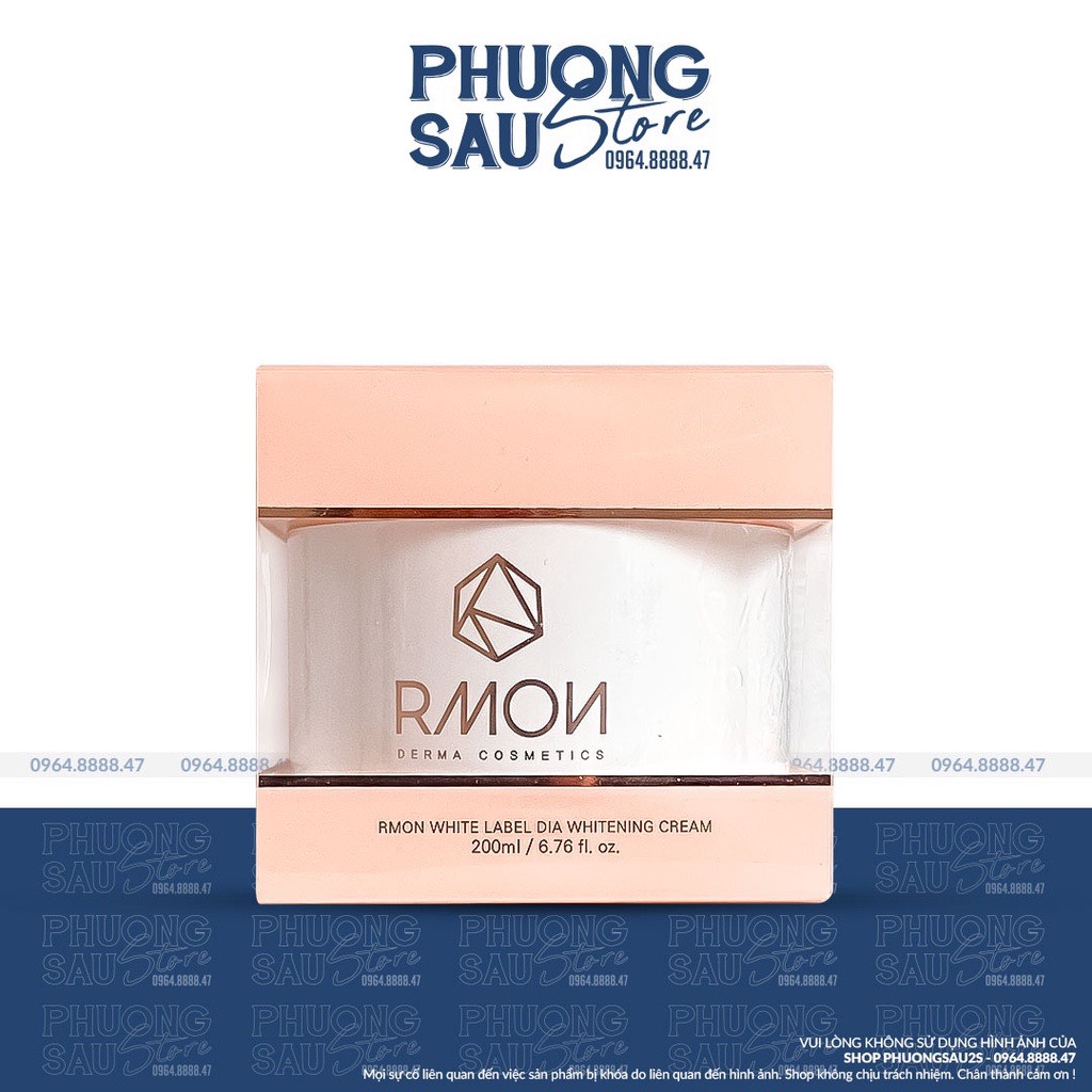 [CHÍNH HÃNG] Kem Dưỡng Trắng Da Body Rmon, White Label Dia Whitening Cream 200ml Hàn Quốc.