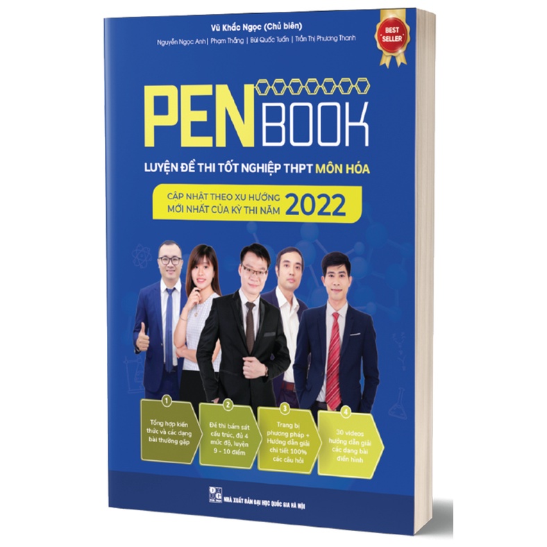 Sách penbook luyện đề thi tốt nghiệp thpt môn hóa - bản quyền