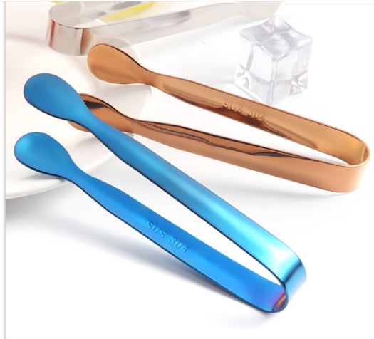 Kẹp gắp đá, lật thức ăn mini bằng inox nhỏ gọn lại rất tiện dụng - Gắp đá inox mini nhỏ gọn tiện dụng - dụng cụ gắp đá quày bar - kẹp gắp đá du lịch - kep gap da mini - kep gap do an