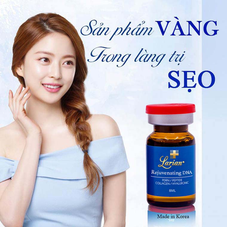 Tế bào gốc trị sẹo rỗ, thu nhỏ lỗ chân lông DNA Rejuvenating Larian+