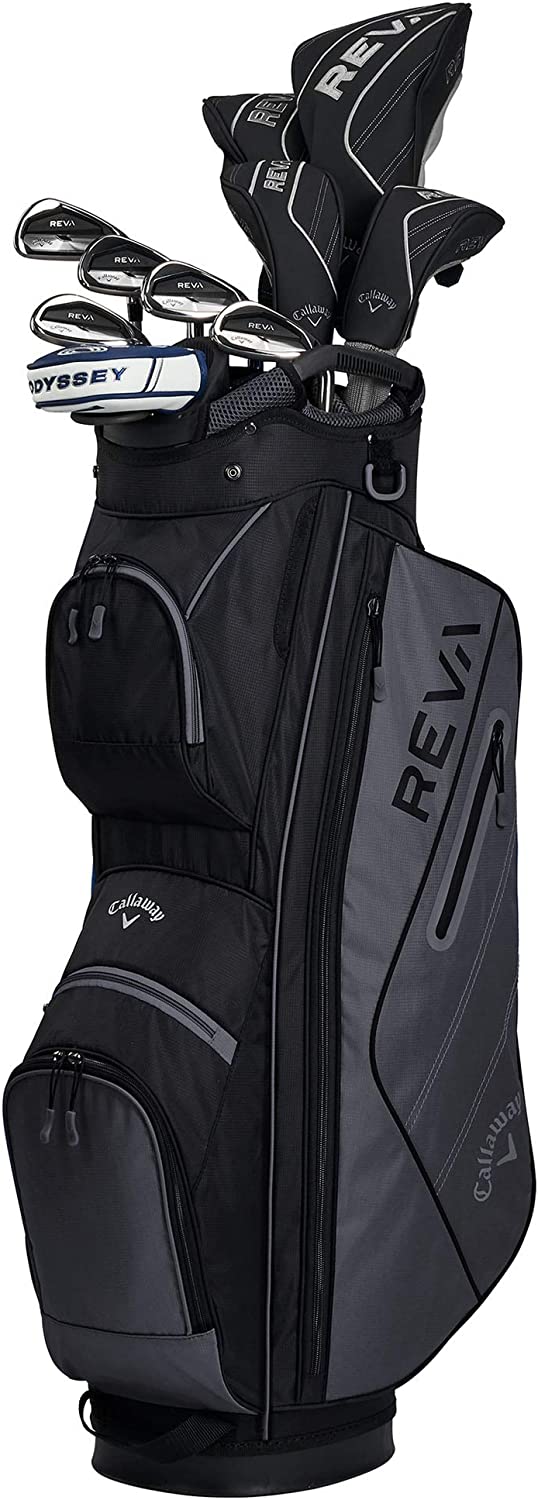 ชุดไม้กอล์ฟยาวพร้อมไดรเวอร์และพัตเตอร์ Callaway Golf REVA สำหรับผู้หญิง 11 ชิ้น